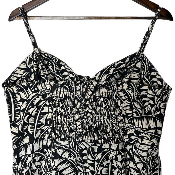 Billabong Morning Light Franca Dress Tropical Cotton Linen Blend Mini Size 14 - Picture 6 of 10